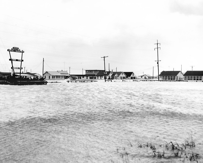 The water level continues to rise in Dewey Beach March 7, the second day of the storm. BY DELAWARE DEPARTMENT OF TRANSPORTATION